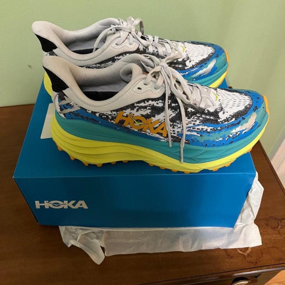 HOKA W Stinson 7 ALMOST NEW 2023 7.5 Medium W/ Box LOOK WONDERFUL